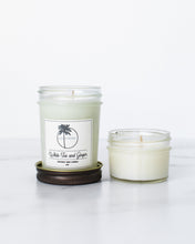Load image into Gallery viewer, White Tea + Ginger Scent Coconut Wax Candle