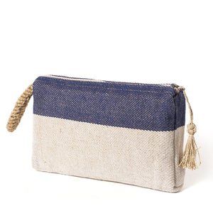 Block A Clutch - Blue