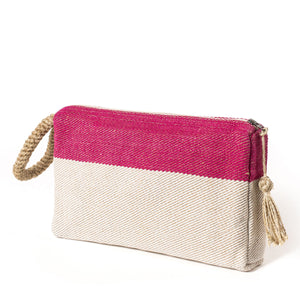 Block A Clutch - Pink