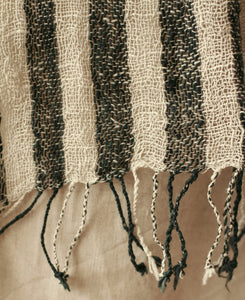 Fatima Hand-loomed Raw Cotton Scarf