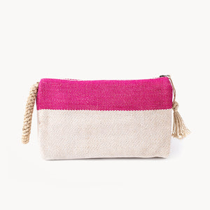 Block A Clutch - Pink